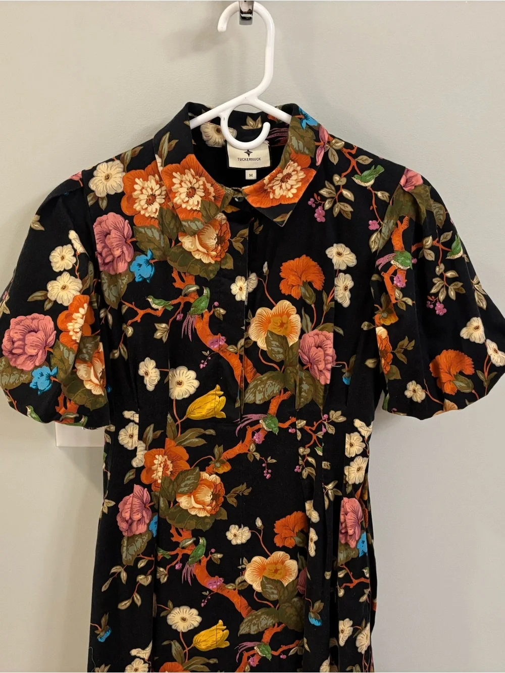 Tuckernuck Delaney Dress with Multicolor Blooms - Picture 3 of 4